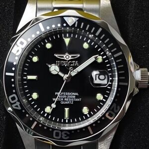 NEW Invicta Pro Diver Men's Watch‎ - 37.5mm (8932) Black Face #0440